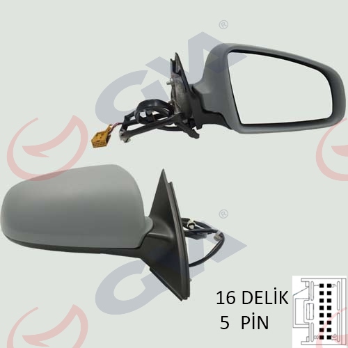 Dış Dikiz Aynası Elektrikli Isıtmalı Astarlı Sağ A...