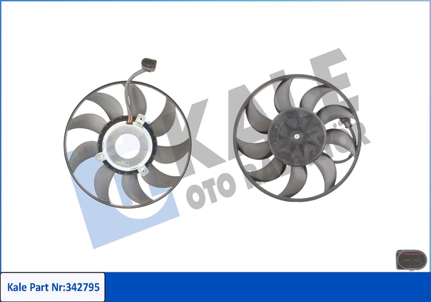FAN MOTORU DAVLUMBAZLI AUDI A3 (200W-296mm)