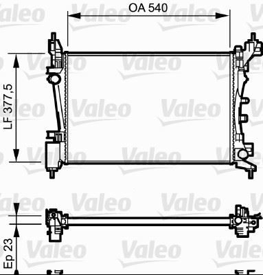 RADYATÖR FIAT GRANDE PUNTO 1.2 I