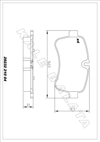Arka Balata Iveco Daily Ii-iii 06=>