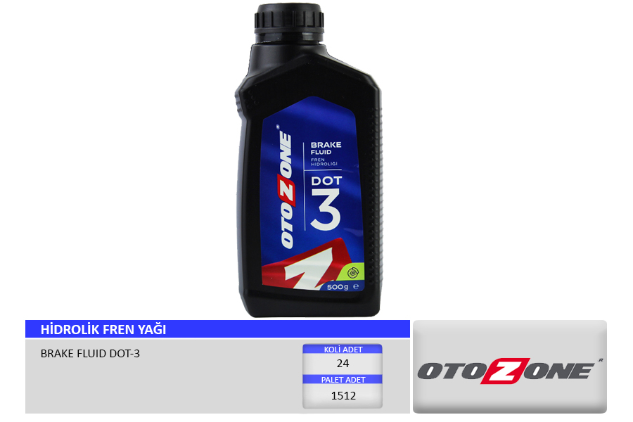 Hidrolik Fren Yağı DOT-3 500g