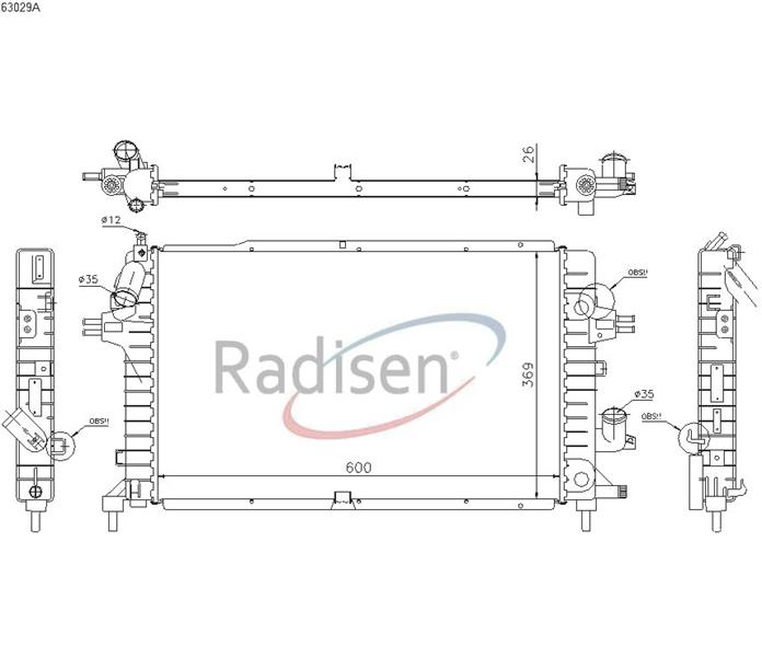 SU RADYATORU ASTRA H 1.7CDTI 04->