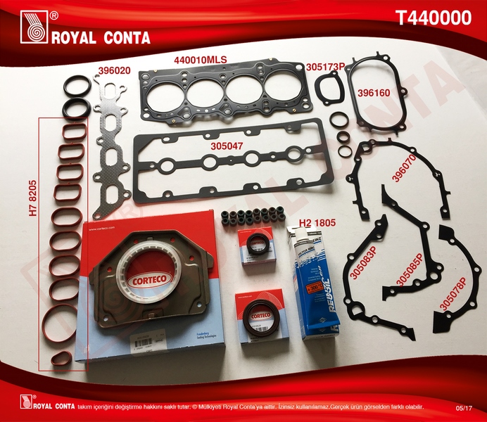 (X) Motor Takım Conta Full Palio-linea-grande Punt...