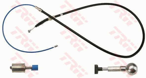 EL FRENİ KABLOSU ARKA AKS SEAT CORDOBA (6L2)-IBIZA III (6L1) SKODA FABIA I (6Y2)-FABIA I COMBİ (6Y5) -FABIA I SALOON (6Y3)-FABIA II (542)-FABIA II COMBİ (545) VW POLO III CLASSIC (6V2)-POLO IV (9N- 9A)