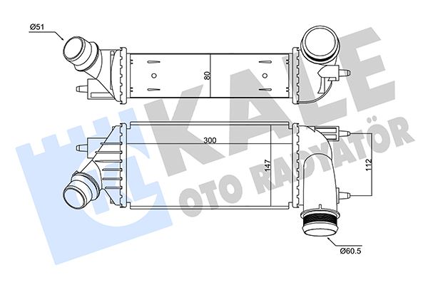 İNTERCOOLER AL/PL/BRZ C8-JUMPY-SCUDO-807-EXPERT-TOYOTA PROACE