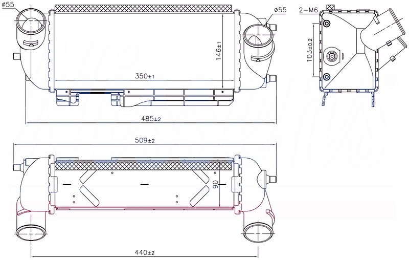 Intercooler Brazing Intercooler A/m