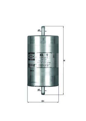 Yakıt Filtresi CLIO-R9-R11-R19-R21-SAFRANE-P806-TR...