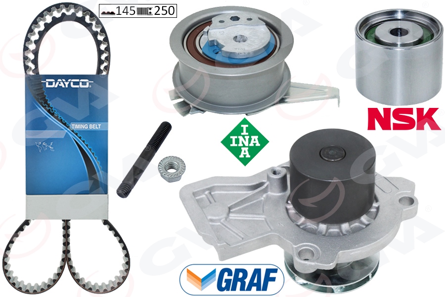 DEVİRDAİMLİ EKSANTRİK GERGİ KİTİ POLO-FABIA 14>IBIZA IV 15>A1 14>(CUSA-CUSB-CYZA-CYZB)