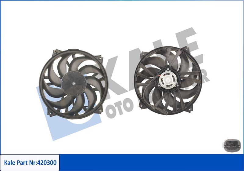 FAN MOTORU DAVLUMBAZLI PARTNER 02=> BERLINGO 02=> XSARA 00=> 307 00=> (350W-385mm)