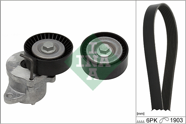 ALTERNATÖR GERGI KİTİ (6PK1903) ASTRA J 09>14 INSIGNIA A 09>17 -ZAFIRA C 10>18 2.0 CDTI DTJ-DTC- DTL-DTE