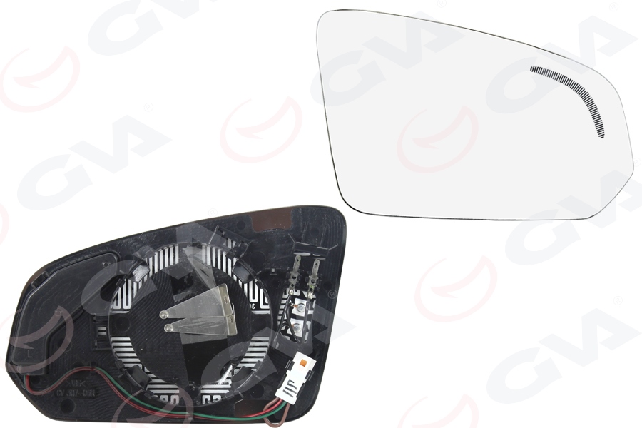 Ayna Camı Isıtmalı Convex Sağ
