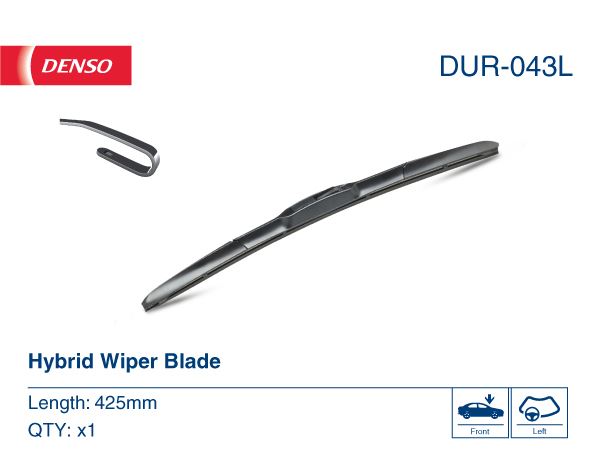 (X) Silecek Süpürgesi Ad. 425mm Muz Tipi (17 Inc)