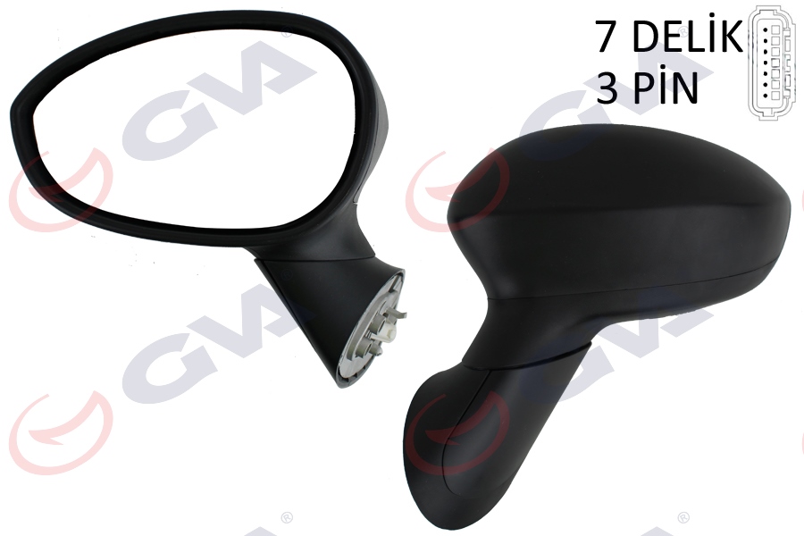 Dış Dikiz Aynası Sol 500 07> Elektrikli+isitmal...