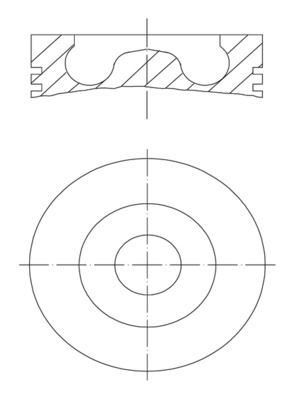 (X) Motor Piston+segman (Std)