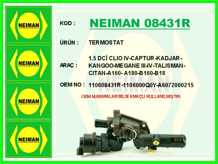Termostat 83 °C