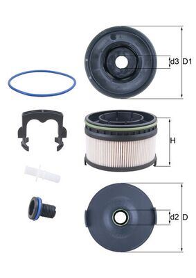 YAKIT FILTRESI MERCEDES OM654 W205 C257 W213 C238 W463 C253 V167 W222 W447 W223 B907 B910