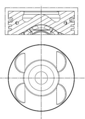 PİSTON COMPLETE (88.5)MM MB