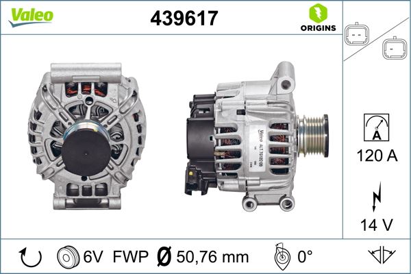 Alternatör (Şarj Dinamosu) Komple (120amp) Grandla...