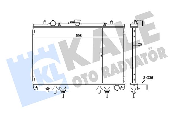 RADYATÖR MITSUBISHI L200 (AL/PL/BRZ) (698x408x26)
