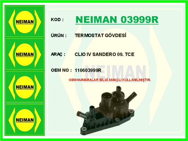 Termostat Gövdesi