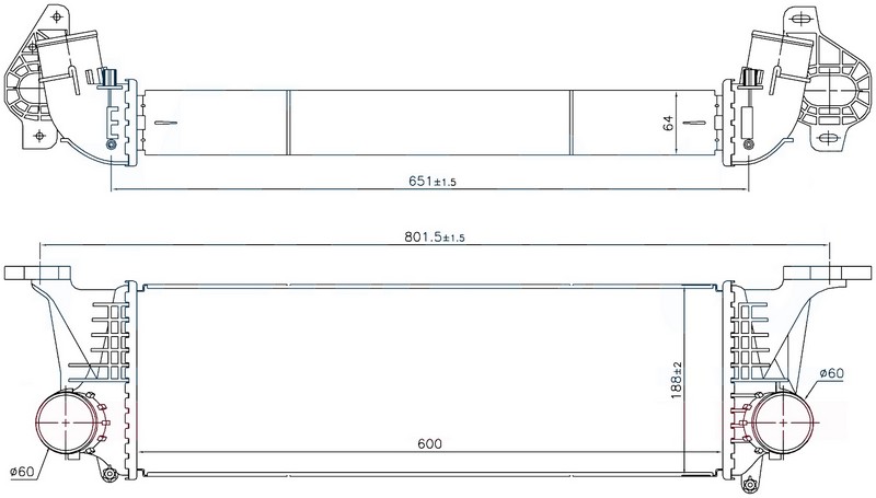 Turbo Radyatörü (Intercooler) Iveco Daily IV 11>...