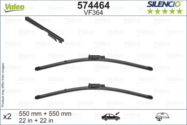 Silecek 55+55cm