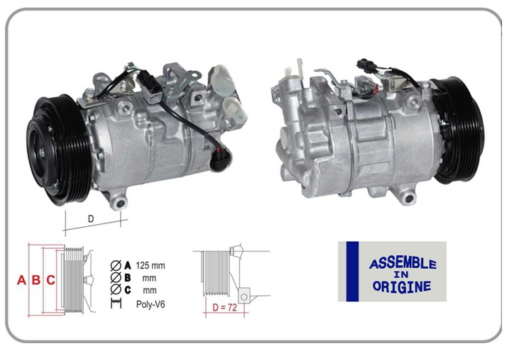 KLİMA KOMPRESÖRÜ (SIFIR ÜRÜN) RENAULT MEGANE III TALİSMAN MEGANE IV 15> SCENIC IV 15> KADJAR 15> 1.5 BLUE DCİ / NISSAN QASHQAİ 1.5L K9K DCİ J11 14->