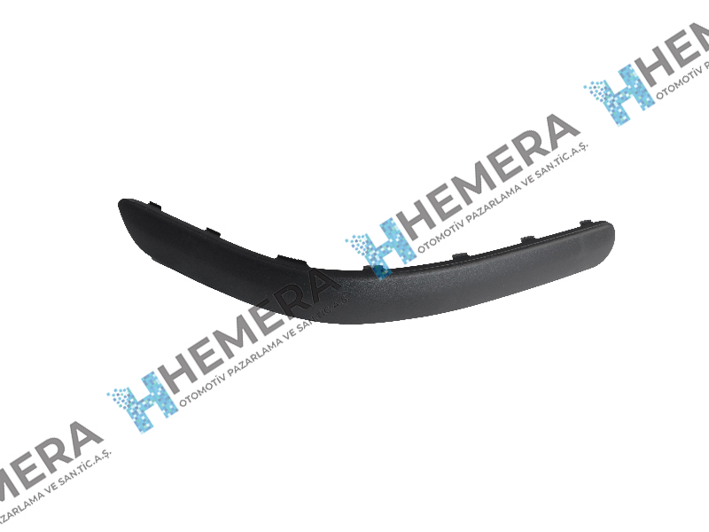 Tampon Bandi Arka Sol Siyah