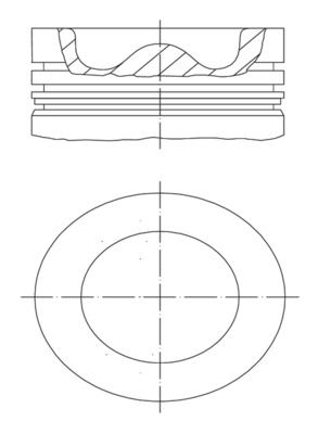 Motor Piston+segman 0.40 (75.40mm) Crossland-cross...