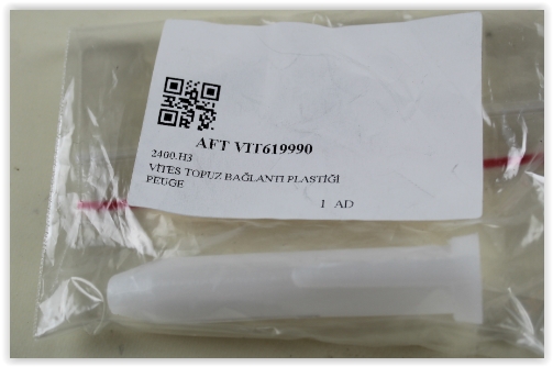 Vites Topuz Bağlanti Plastiği
