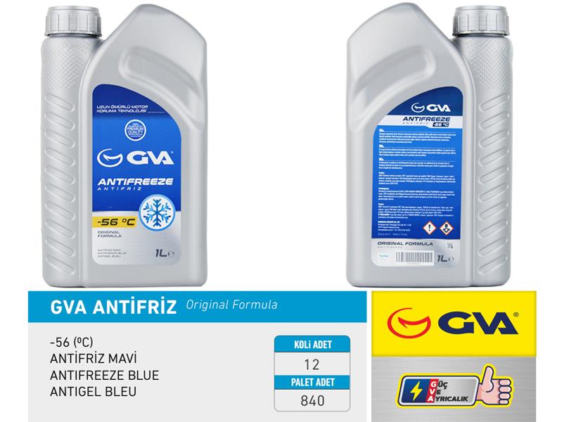 Antifriz 1 Lt -56 C Mavi (Koli 12 Ad)