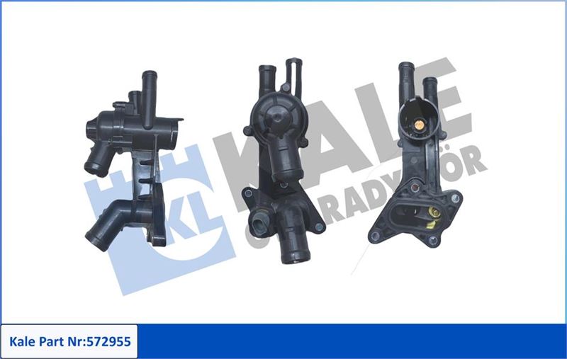 TERMOSTAT 87°C PLASTIK GOVDELI KOMPLE SEAT CORDOBA IBIZA III IV TOLEDO IV SKODA FABIA RAPID ROOMSTER VW POLO FOX