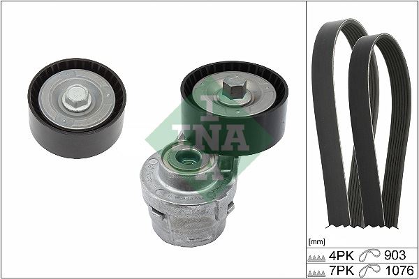 ALTERNATÖR GERGİ KİTİ FIAT DUCATO 01> 2.3 JTD DUCATO 06> 2.2D MTJ DUCATO 11> 2.3D MTJ (4PK 903) (7PK 1076)