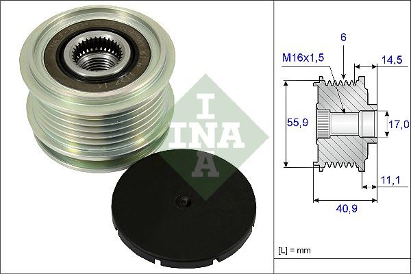 Alternatör Kasnağı T5-CADDY-POLO-GOLF-CRAFTER-A3-A...