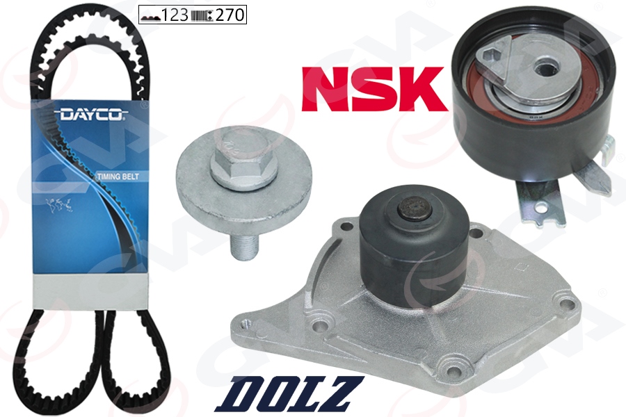 SU POMPALI TRIGER SETI (123 DIS 27MM) CLIO II 01>06 MEGANE II 04> KANGO 01> MICRA III 04> DUSTER 10> 1.5 DCI K9K (EURO 3 EURO 4)