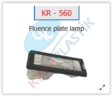 Plaka Lambası Mgn Iii-fluence-scenic Ii-captur-lgn...