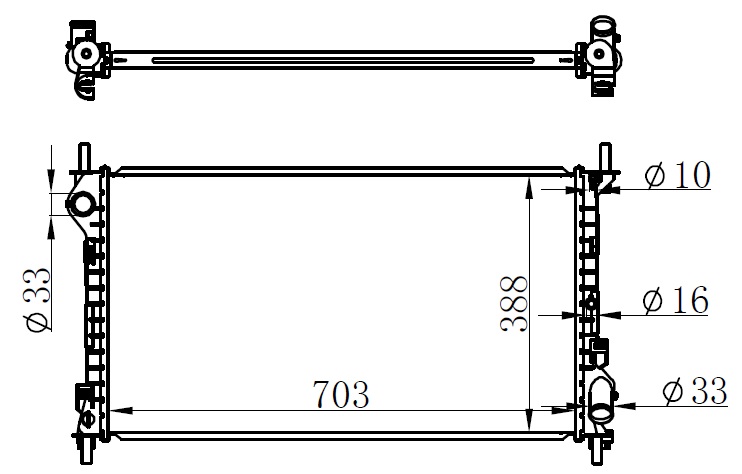 Motor Su Radyatörü Connect 1.8TDCI 75PS 90PS 110PS...