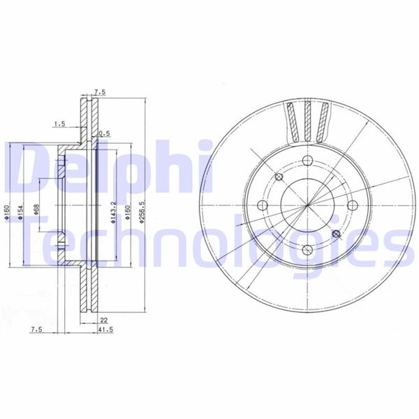 ÖN FREN DİSKİ (HAVA KANALLI) NISSAN ALMERA 1,8L QG18DE 99-> / PRIMERA 1,6L 2,0L P11 96-99 / 200SX 1,8L CA18DT S13 DOHC 89-93 (257 çap x 4 bijon) - Takım disk fiyatıdır