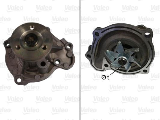 DEVİRDAİM SU POMPASI NISSAN MICRA 1,2L 1,3L 1,4L CR12DE CR14DE CG12DE CGA3DE K12 02-09 / NOTE 1,4L CR14DE E11 06-12