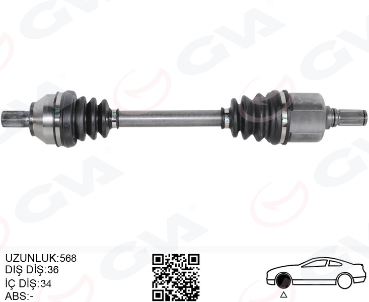 ÖN AKS KOMPLE SOL FOCUS II 04>09 1.6 TDCI (CVT OTOM. DIZEL)