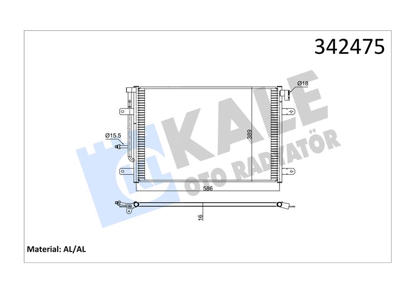 KLİMA KONDENSERİ AUDI AUDI A4 SEAT EXEO-EXEO ST (AL-AL)