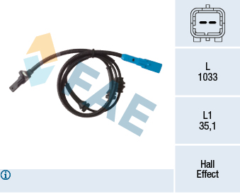 Abs Devir Sensörü Ön CROSSLAND-P207-P208-P301-P200...
