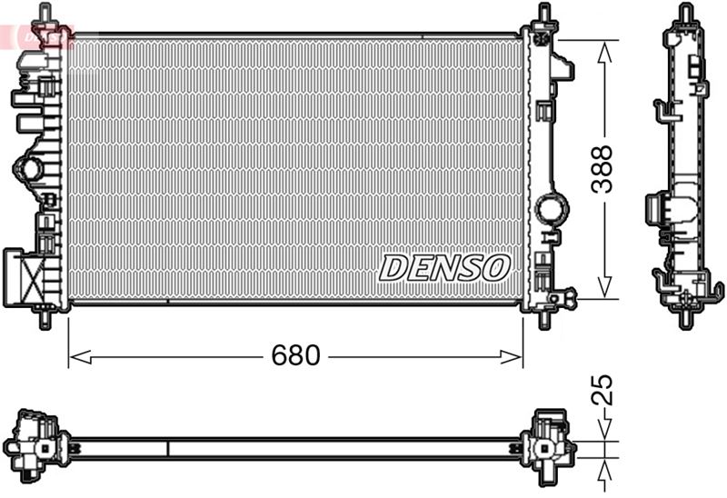 Radiator. Engine Cooling