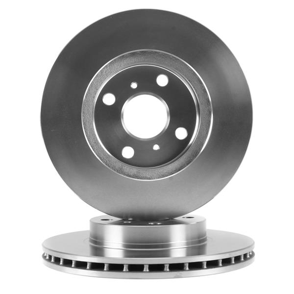 ÖN FREN DİSKİ (HAVA KANALLI) TOYOTA COROLLA 1,6L 4A-FE (enjeksiyonlu) AE101 AE111 92-00 (255 çap x 4 bijon) - Adet disk fiyatıdır