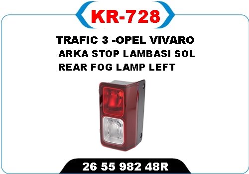 Arka Sis Lambası Sol