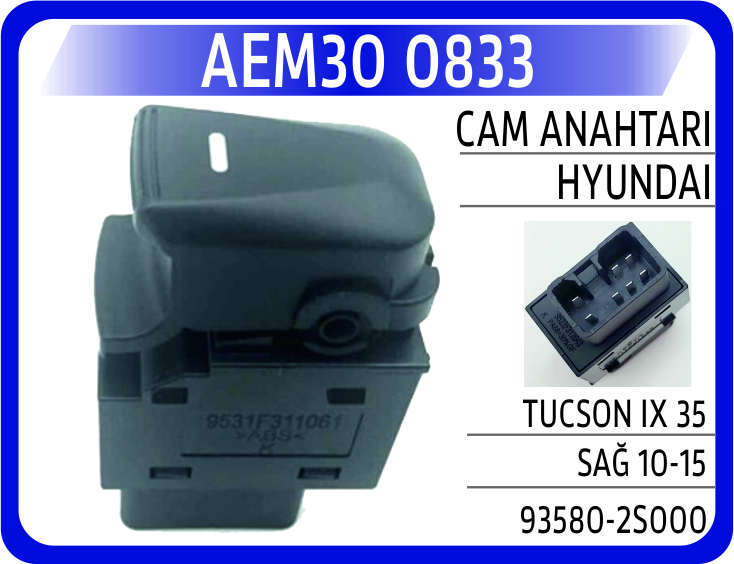 CAM ANAHTARI HYUNDAI TUCSON IX 35 SAG 10-15