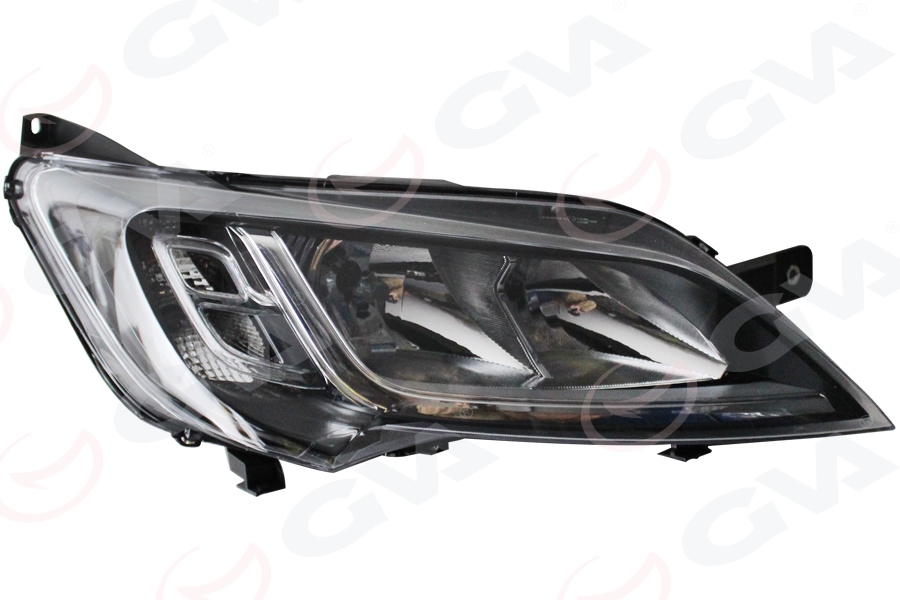 Far Sağ H7+H7 Electric-motorlu-siyah (Ledsiz) Peug...