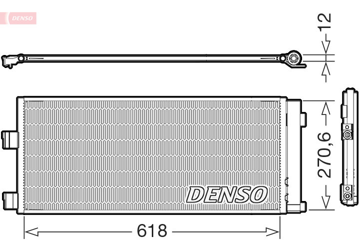 KLİMA RADYATÖRÜ (KONDENSER) OPEL CORSA E 14>19 ADAM 14>18 A/T 1.0 XFL-XFT 1.3 DTE-DTC-DTN-DTR 1.4 NEH-NEJ-XEJ-B/D14XEL