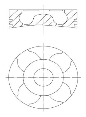 Motor Piston+segman (0.40) (69.60mm)