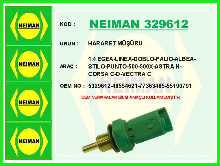 Hararet Müşürü 1.4 Egea-linea-doblo-palio-albea-st...